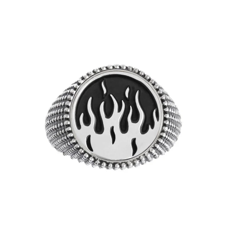 Marlù - Piastrina tonda fiamme changy | Rohome
