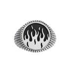 Marlù - Piastrina tonda fiamme changy | Rohome