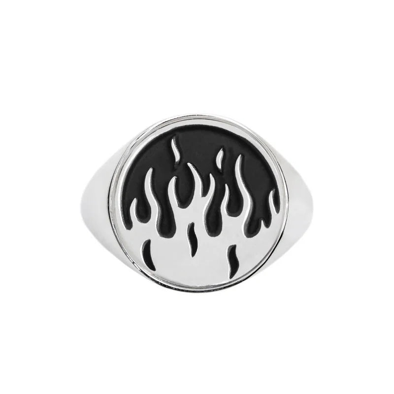 Marlù - Piastrina tonda fiamme changy | Rohome