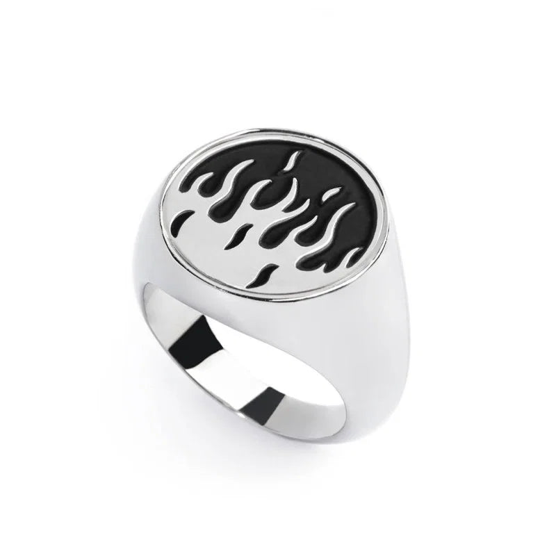 Marlù - Piastrina tonda fiamme changy | Rohome