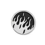 Marlù - Piastrina tonda fiamme changy | Rohome