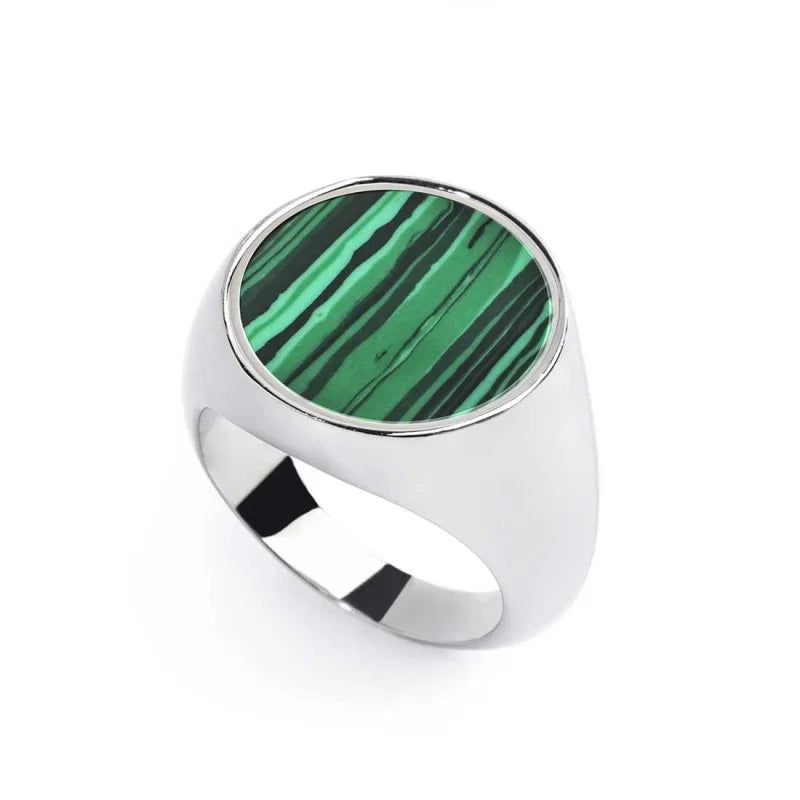 Marlù - Piastrina tonda in pietra changy verde | Rohome