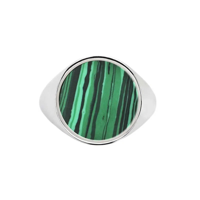 Marlù - Piastrina tonda in pietra changy verde | Rohome