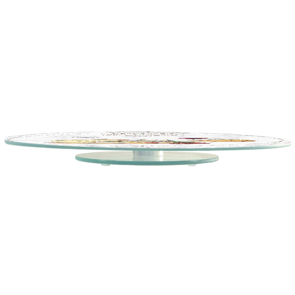 Piatto girevole in vetro per aperitivo | Rohome - Rohome