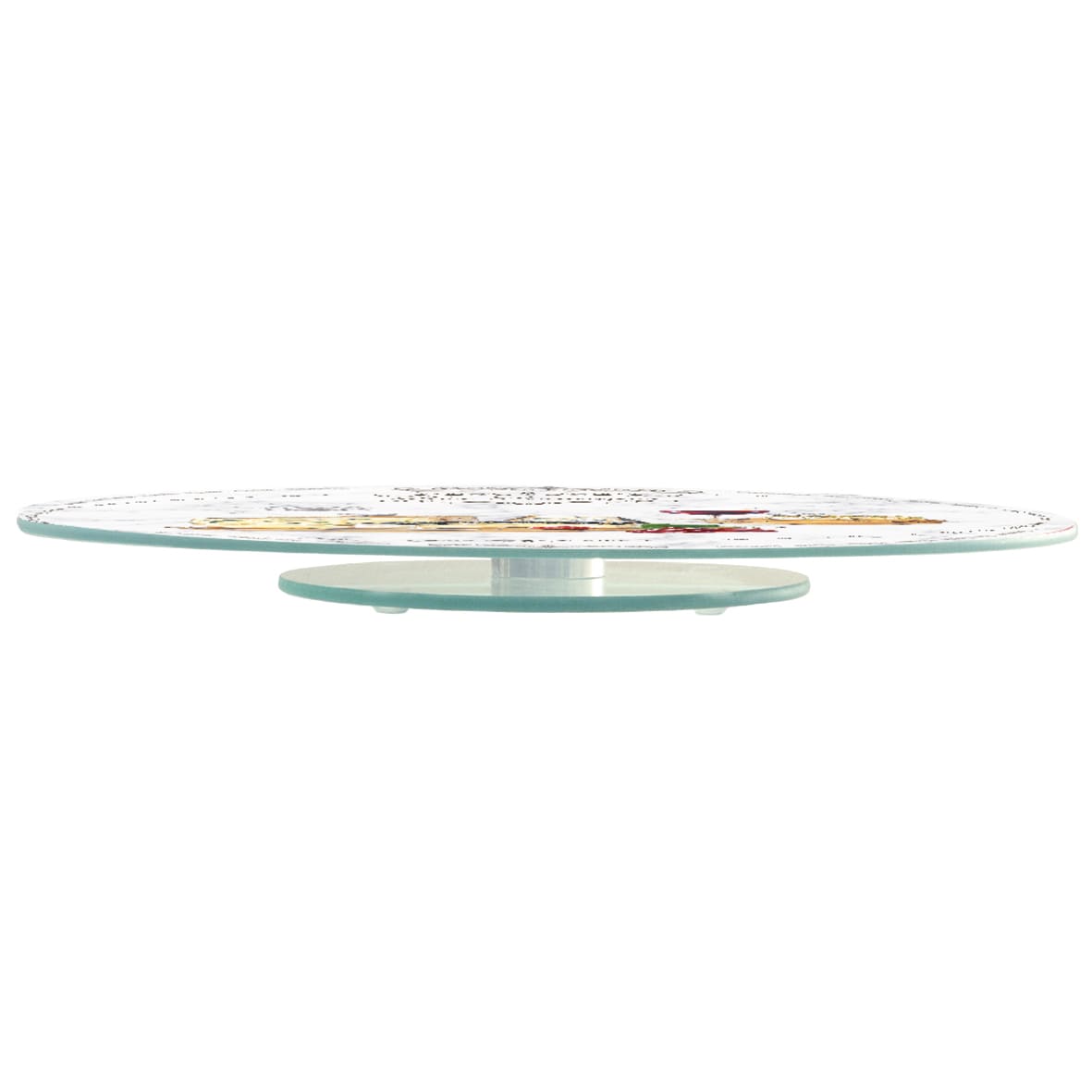 Piatto girevole in vetro per aperitivo | Rohome - Rohome
