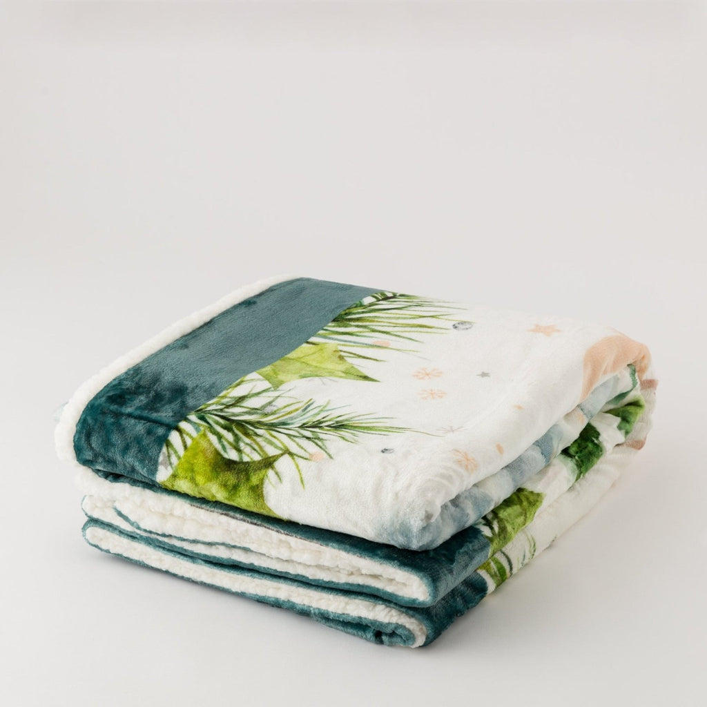 Plaid Natalizio con diversi soggetti 130x160 | Rohome | Rohome