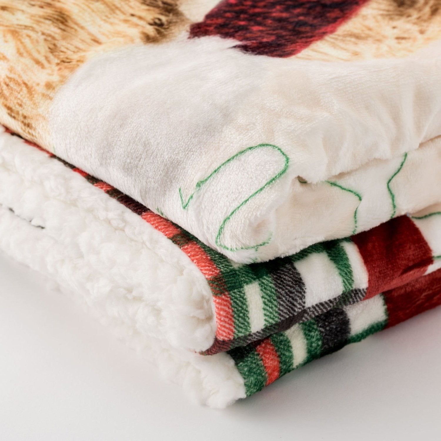 Plaid Natalizio con diversi soggetti 130x160 | Rohome | Rohome