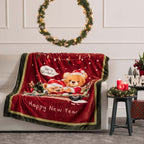 Plaid Natalizio con diversi soggetti 130x160 | Rohome | Rohome