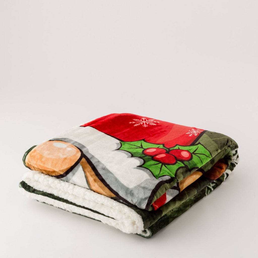 Plaid Natalizio con diversi soggetti 130x160 | Rohome | Rohome