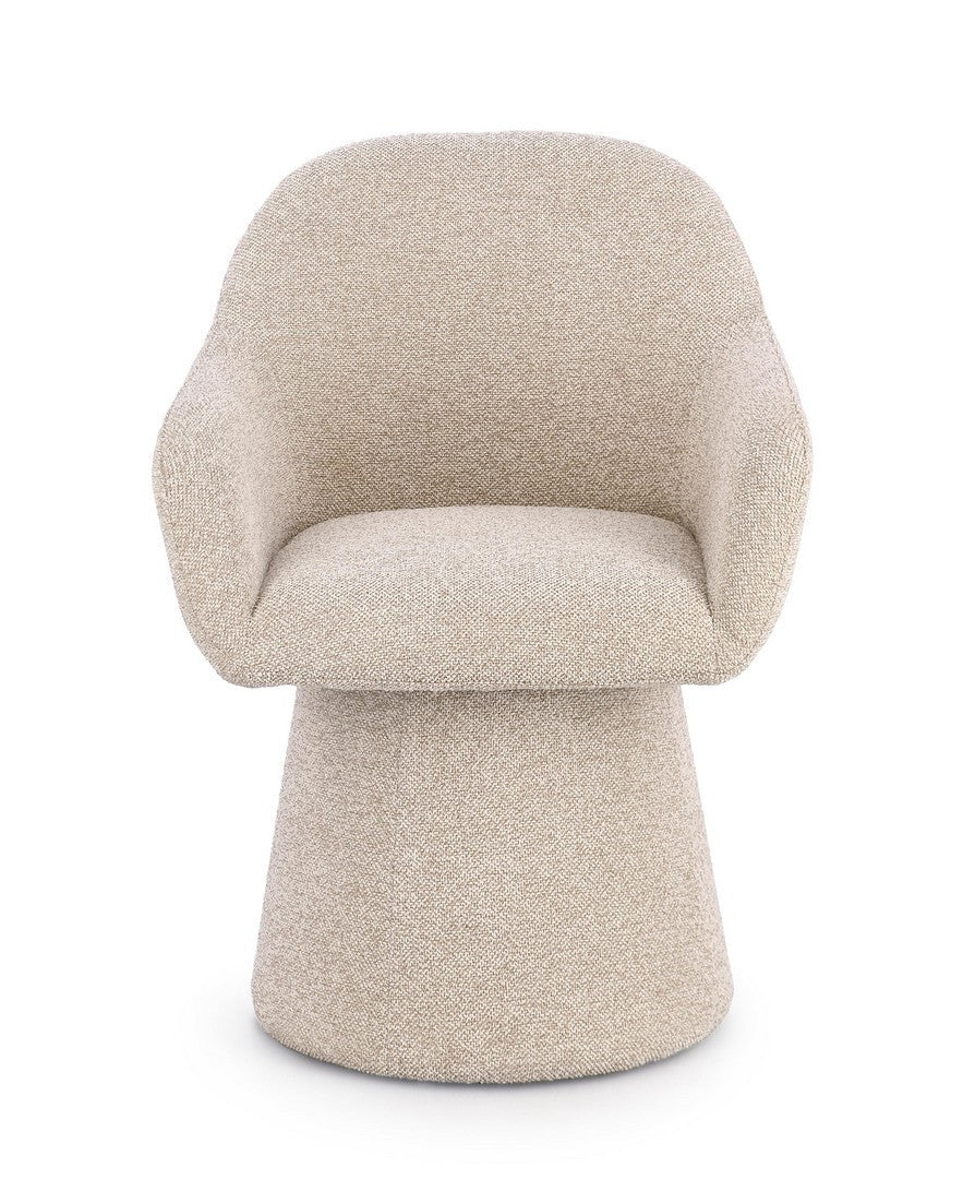 Poltrona girevole antara beige | Rohome | Rohome