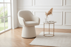 Poltrona girevole antara beige | Rohome | Rohome