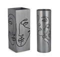 Porta ombrello Evans argento scuro in acciaio | rohome | Rohome