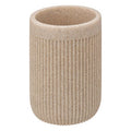 Porta spazzolini rigato colore beige | Rohome | Rohome