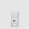 Portacandela EDG con ghirlanda interna in vetro h.16 cm | Rohome | Rohome
