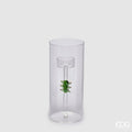 Portacandela EDG con pino interno in vetro h.20 cm | Rohome | Rohome