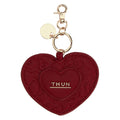 Portachiavi a forma di cuore in ecopelle bordeaux | Rohome | Rohome