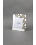 Portafoto materia bianco e tortora 15x20cm  | Rohome