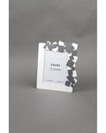 Portafoto materia bianco e ghisa 15x20cm | Rohome | Rohome