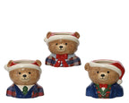 Portavaso Natalizio Orsetto con Cappello di Babbo Natale | rohome | Rohome