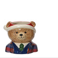 Portavaso Natalizio Orsetto con Cappello di Babbo Natale | rohome | Rohome