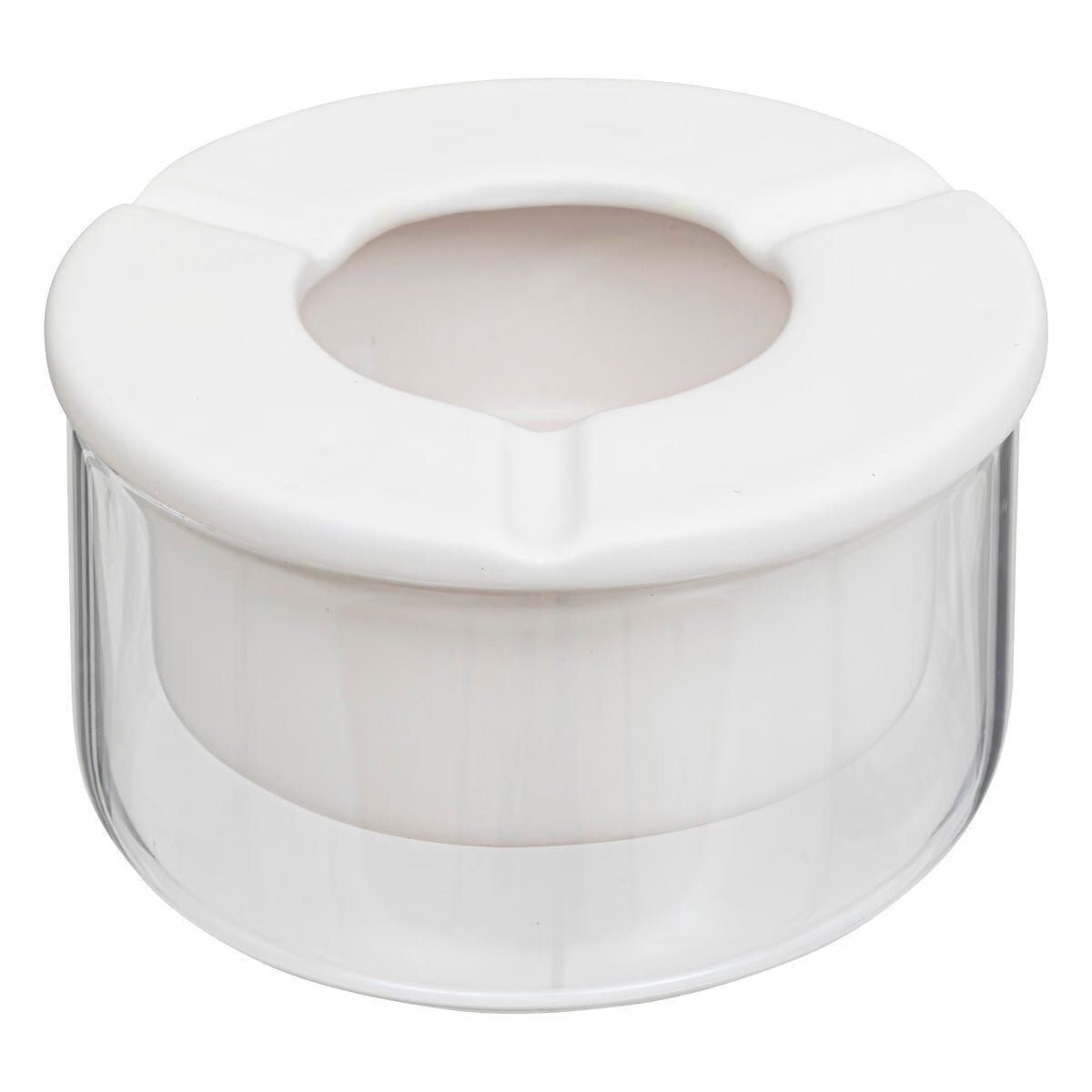 Posacenere in ceramica e vetro Soley | Rohome | Rohome