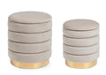 Pouf contenitore arin beige | Rohome | Rohome