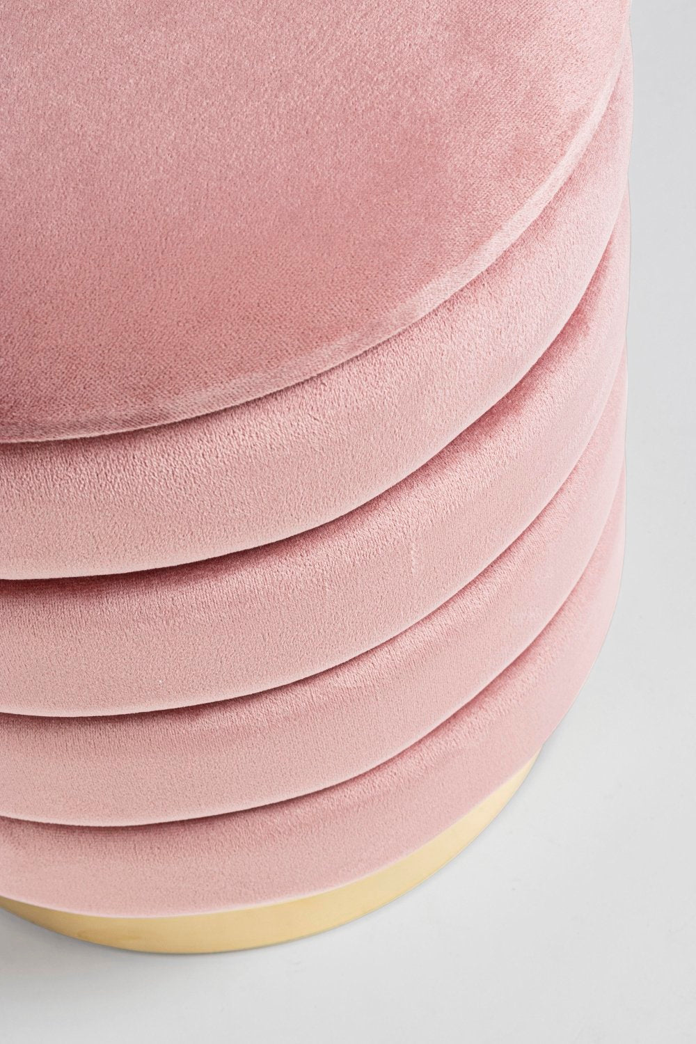Pouf contenitore arin rosa antico | rohome | Rohome