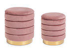 Pouf contenitore arin rosa antico | rohome | Rohome