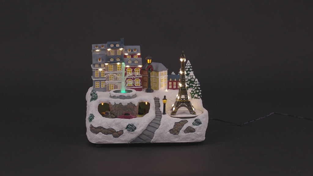 Scenografia Villaggio di Natale Torre Eiffel | Rohome