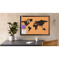 Quadro in sughero mappamondo | Rohome