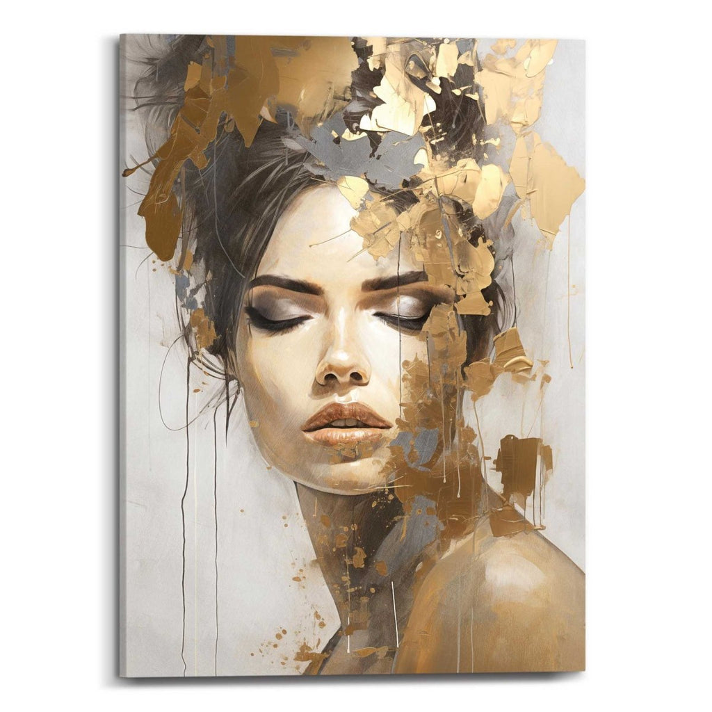 Quadro stampa di alta qualità chique gold 70x50cm | Rohome | Rohome