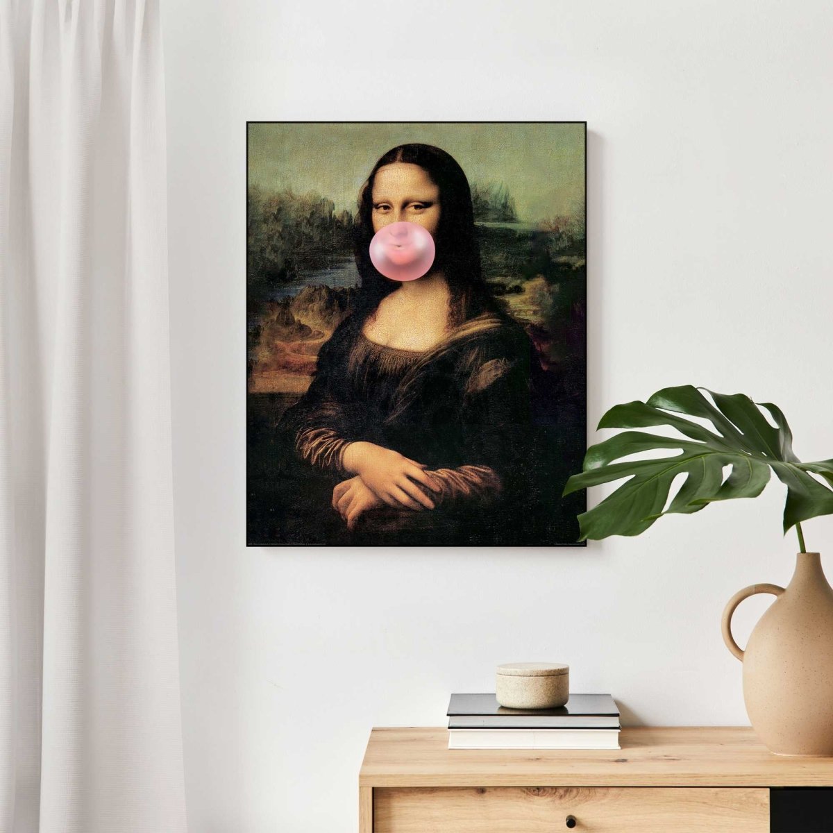 Quadro stampa di alta qualità Mona Lisa Bubble 50x40cm | Rohome | Rohome