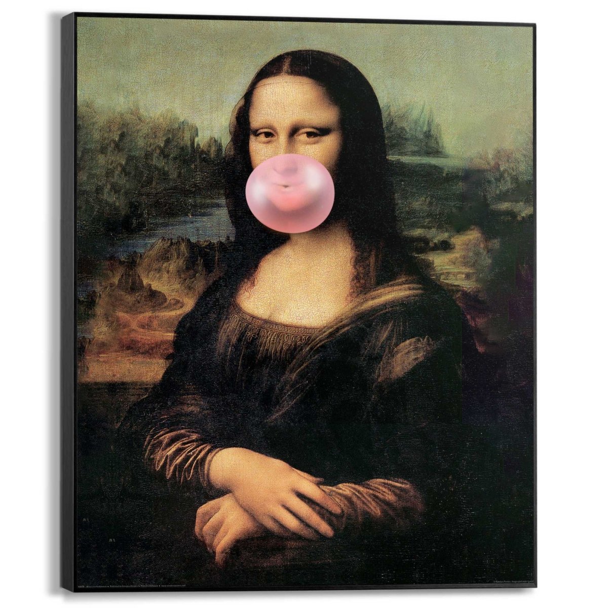 Quadro stampa di alta qualità Mona Lisa Bubble 50x40cm | Rohome | Rohome