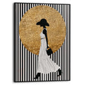 Quadro stampa di alta qualità walking lady 40x30cm | Rohome | Rohome