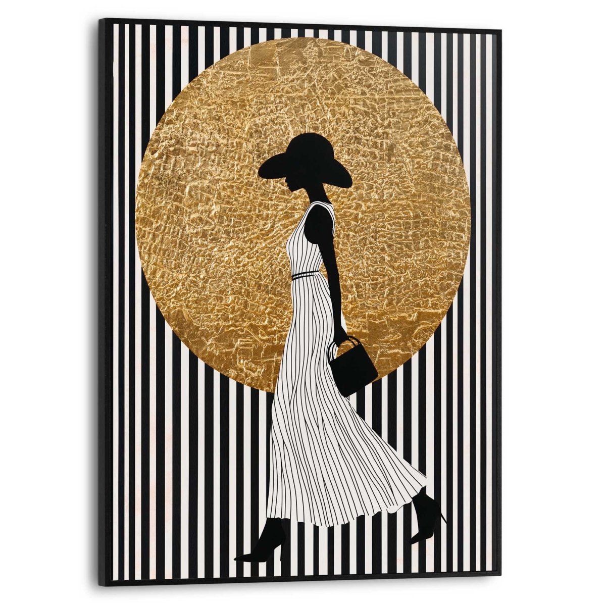 Quadro stampa di alta qualità walking lady 40x30cm | Rohome | Rohome