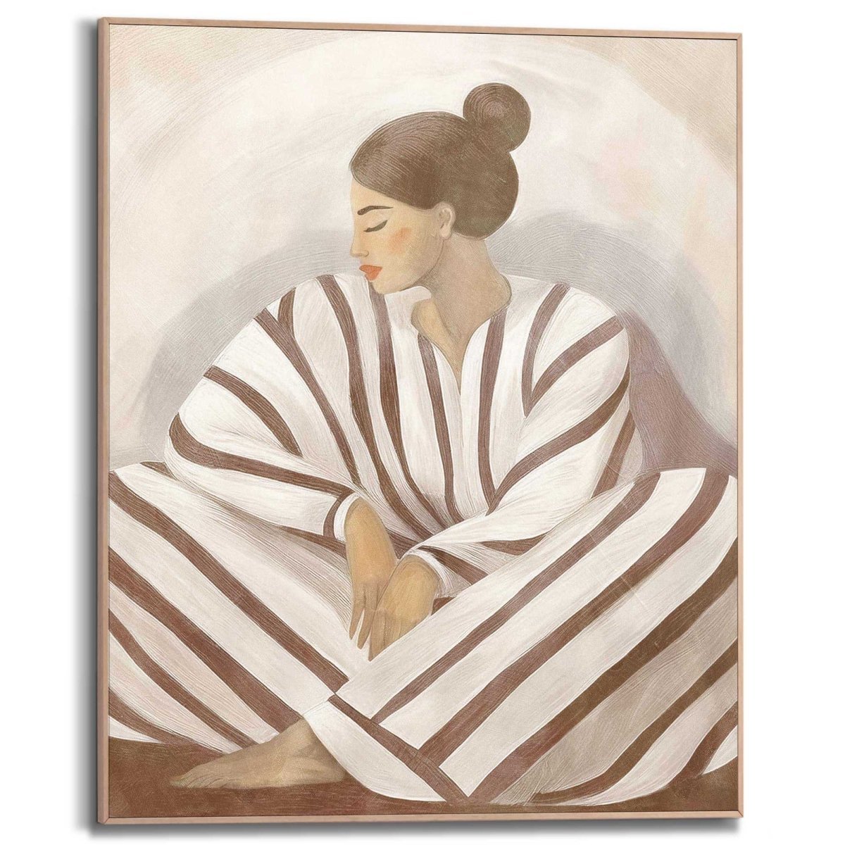 Quadro stampa di alta qualità Zen lady 50x40cm | Rohome | Rohome