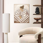 Quadro stampa di alta qualità Zen lady 50x40cm | Rohome | Rohome
