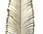 Ramo felce colore oro con finitura glitterata h.79 cm| rohome | Rohome