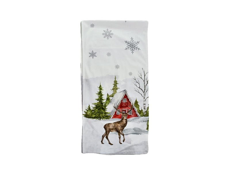 Runner con decoro renna in montagna | Rohome - Rohome