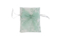 Sacchettino in raso trama fiori verde | Rohome | Rohome