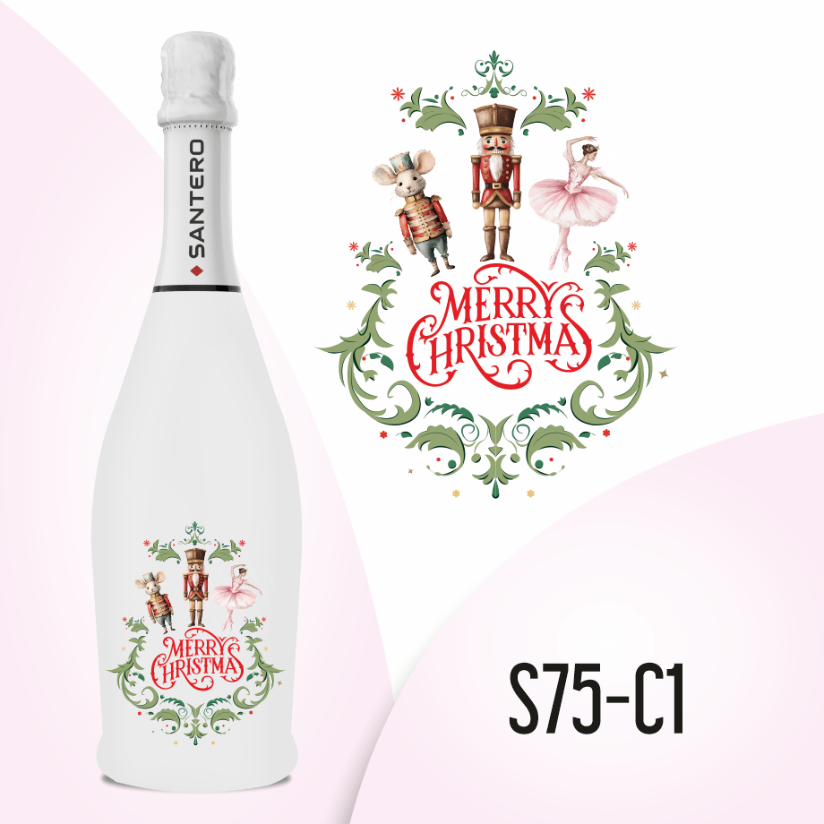 Santero Spumante Extra Dry White Lt 0,20Merry Christmas | Rohome
