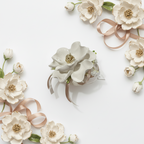 Bomboniera Saponetta grande con peonia | Rohome