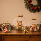 Thun - Teddy Natale con fiocco in ceramica piccolo | Rohome