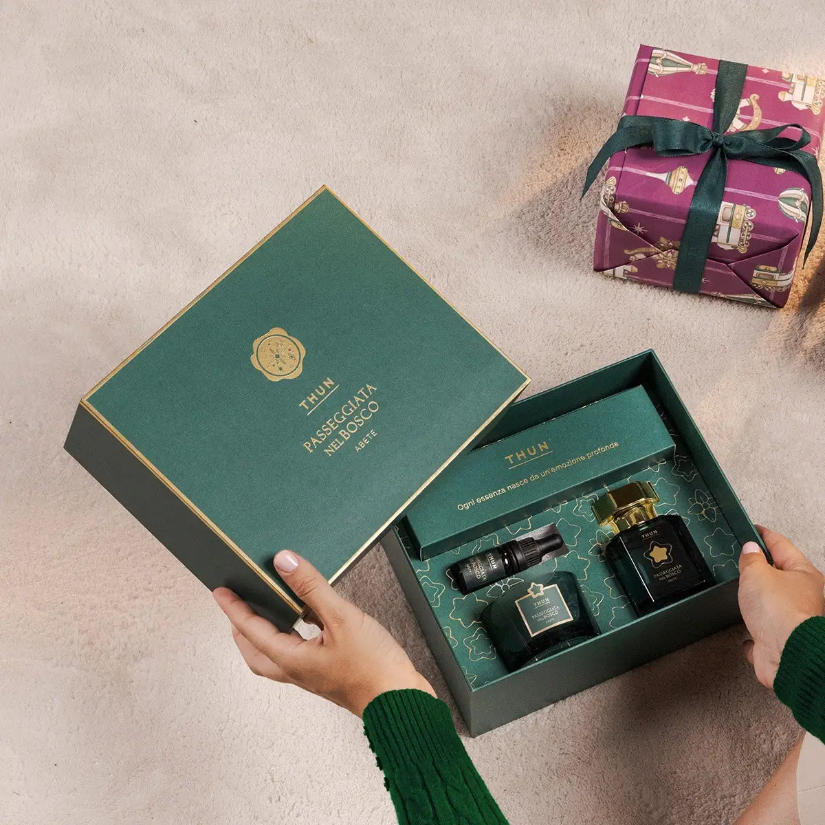 Thun - Set diffusore e cristalli verde | Rohome