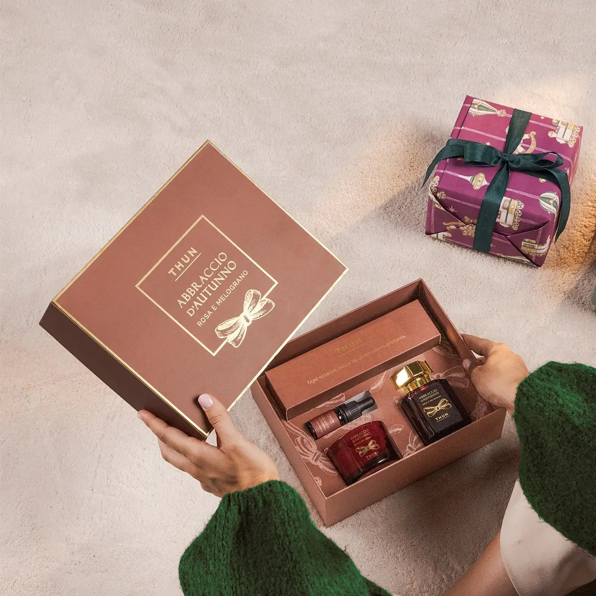 Thun - Set diffusore e cristalli bordeaux | Rohome