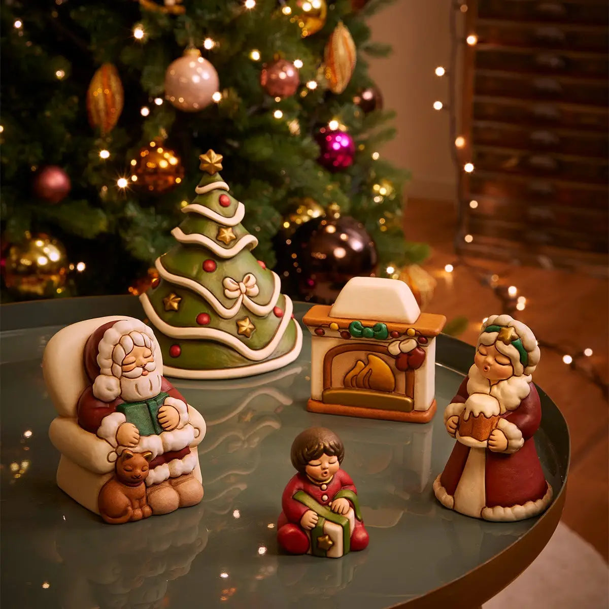 Thun - Set albero di Natale e bimbo in ceramica | Rohome