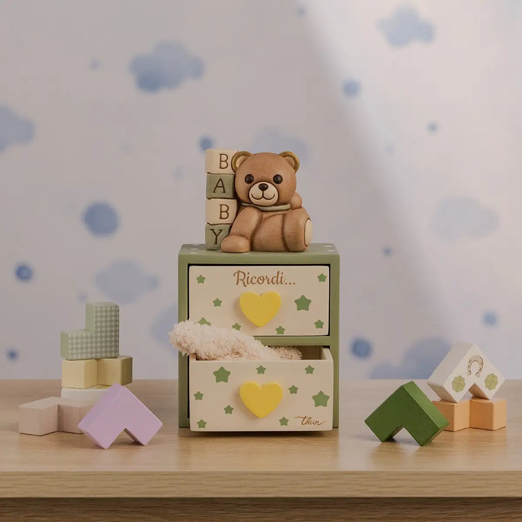 Thun - Set mini cassettiera con Teddy | Rohome