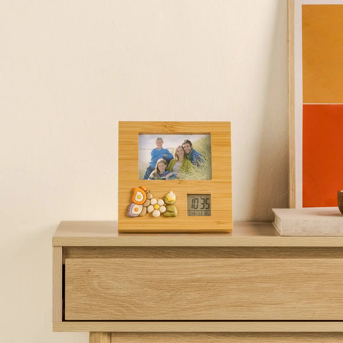 Thun - Portafoto con orologio Country Bloom | Rohome