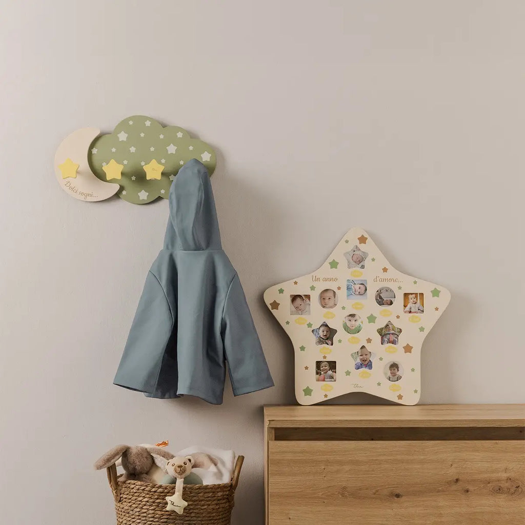 Thun - Multicornice crescita primo anno in legno | Rohome