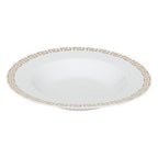 Servizio di piatti 18pz bianco Vers con dettagli oro | Rohome - Rohome